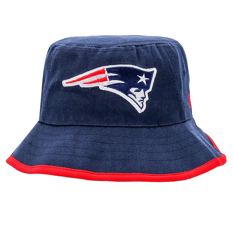 Wholesale custom your own logo 3d embroidery cheap reversible 100% cotton bucket hats bulk