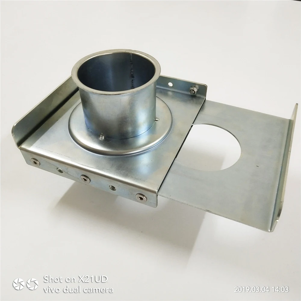 Manual operated slide damper 4 inch industrial blast gate for dust collection