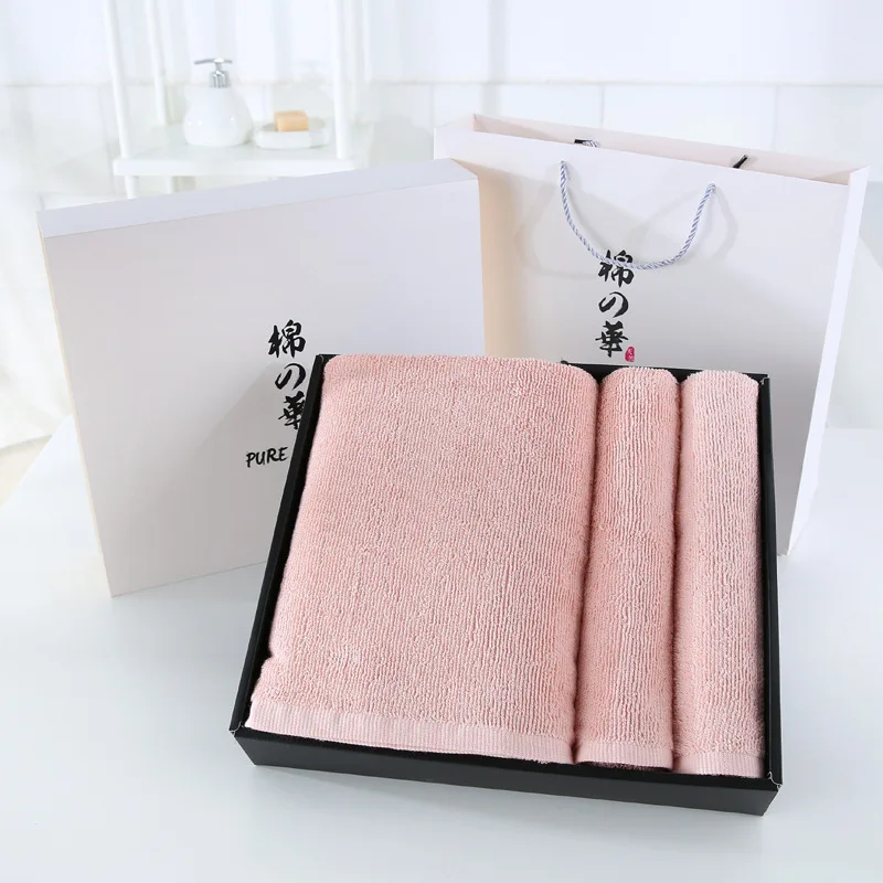 Заводская цена OEM оптовая продажа набор полотенец 100% хлопок Банные простыни Наборы полотенец