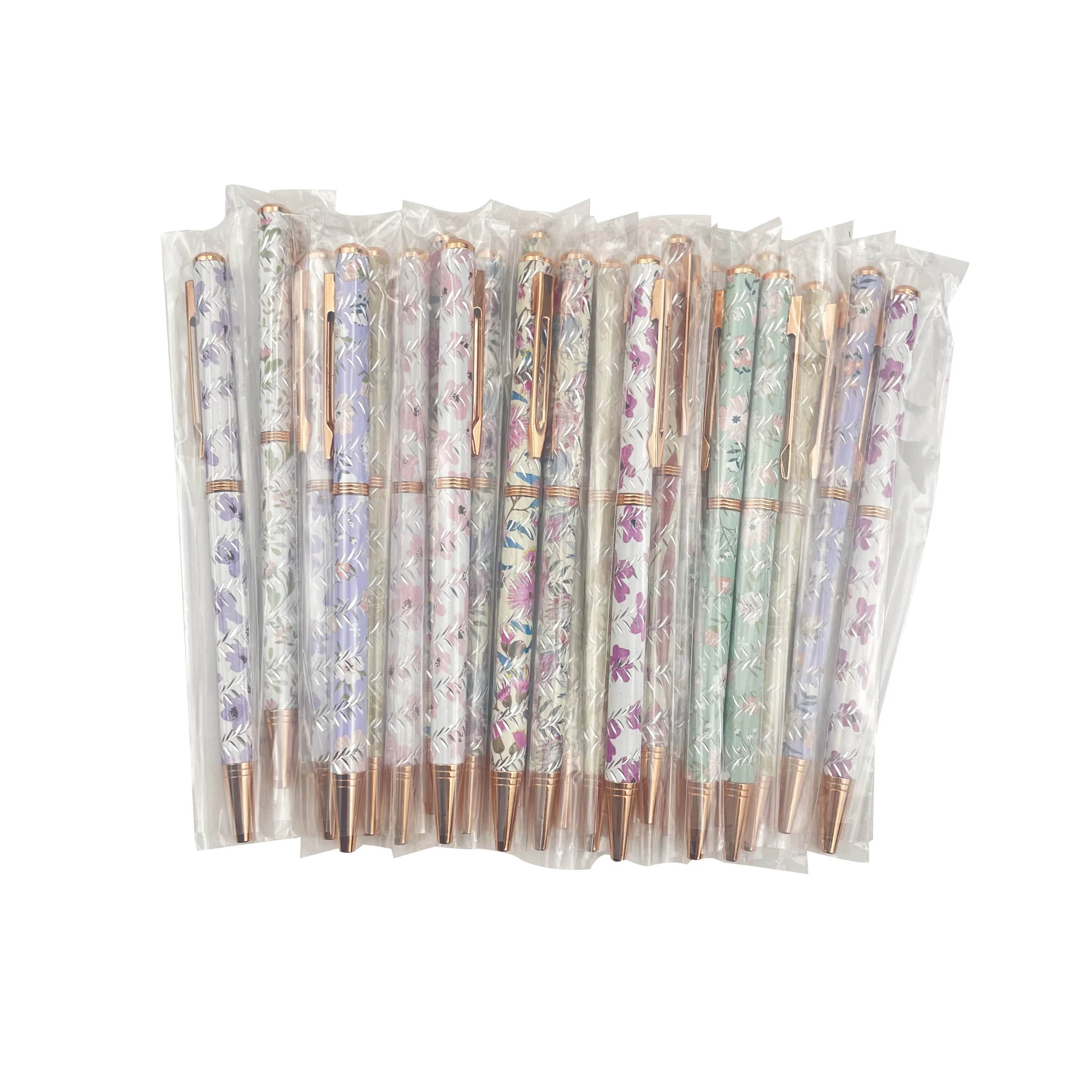 OEM Custom Logo Best Stainless Steel Pens Ball Metal Slim Roller Ballpoint Pen