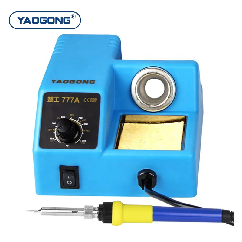 YAOGONG 777A 65W ESD Safe SMD Machine Smart Thermostat PCBA Computer Phone Motherboard Mobile Repair Tools Soldering Station