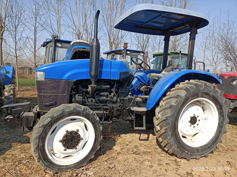 70hp tractor New holland diesel engine for cheap used agricultural tractor