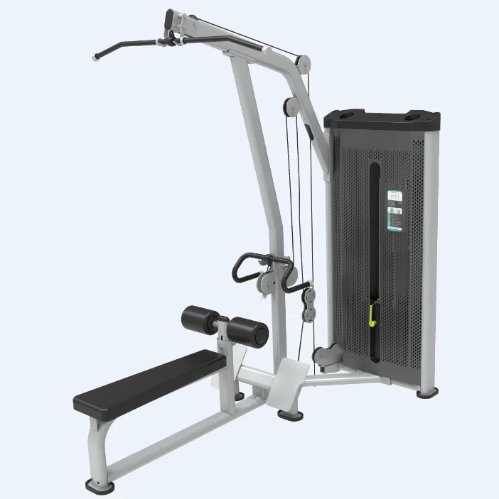 DFT-1908 Dual Function Strength Fitness Machine  Lat Pulldown And Vertical Row  Machine Commercial Gym Equipment