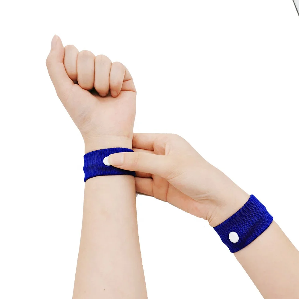 Wholesale Motion Sickness Bands Travel Natural Acupressure Nausea Relief Wristbands Anti Nausea Bracelet
