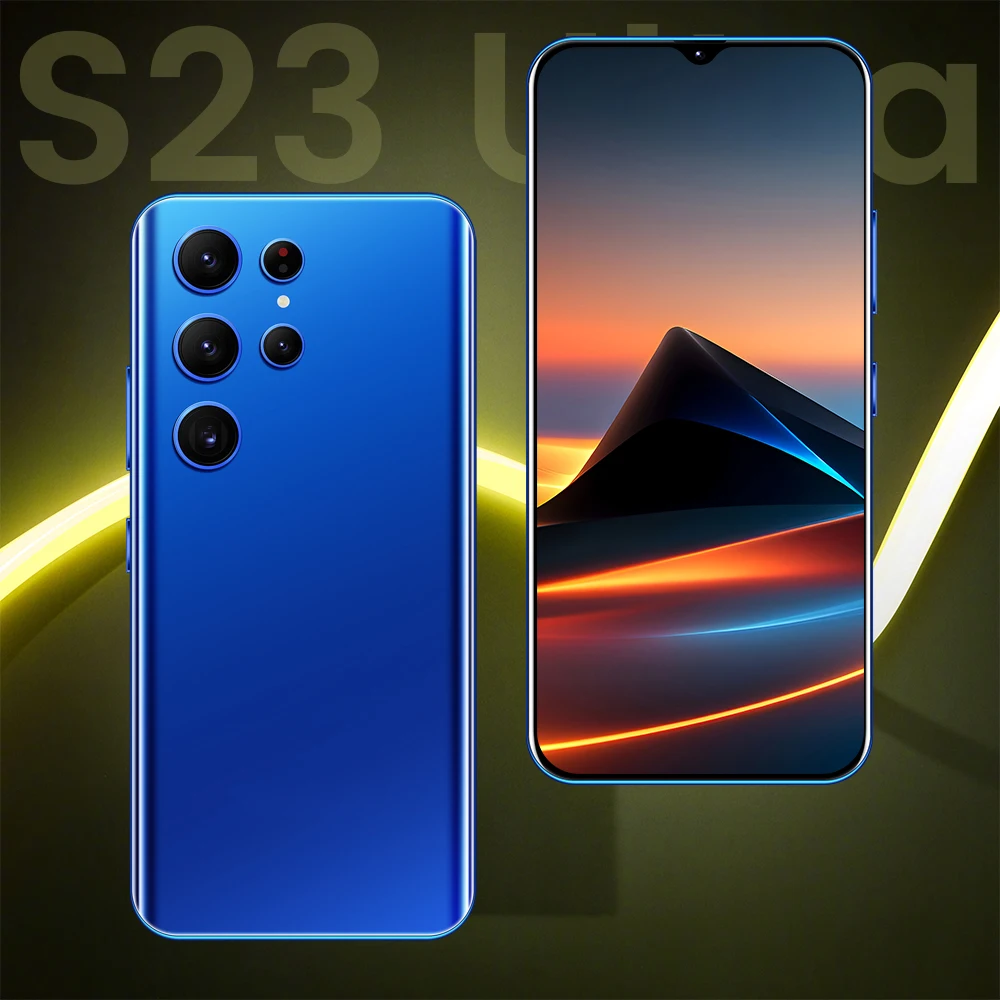 Waterproof Mobile Phone 1GB+16GB Large Memory 5g Global Version Original S23+ Ultra Android 8.1 Smartphone Support 4g 5g