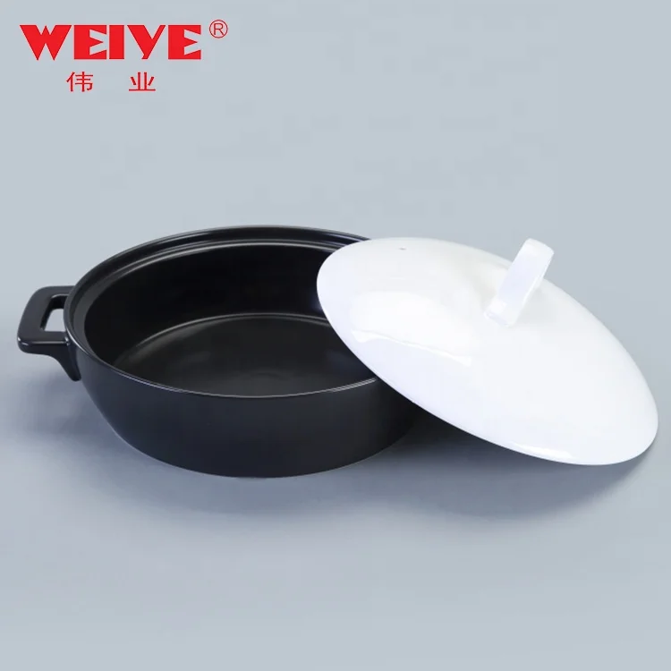  WEIYE оптовая торговля прочный фарфоровый суп горшок с крышкой керамическая посуда tureen для