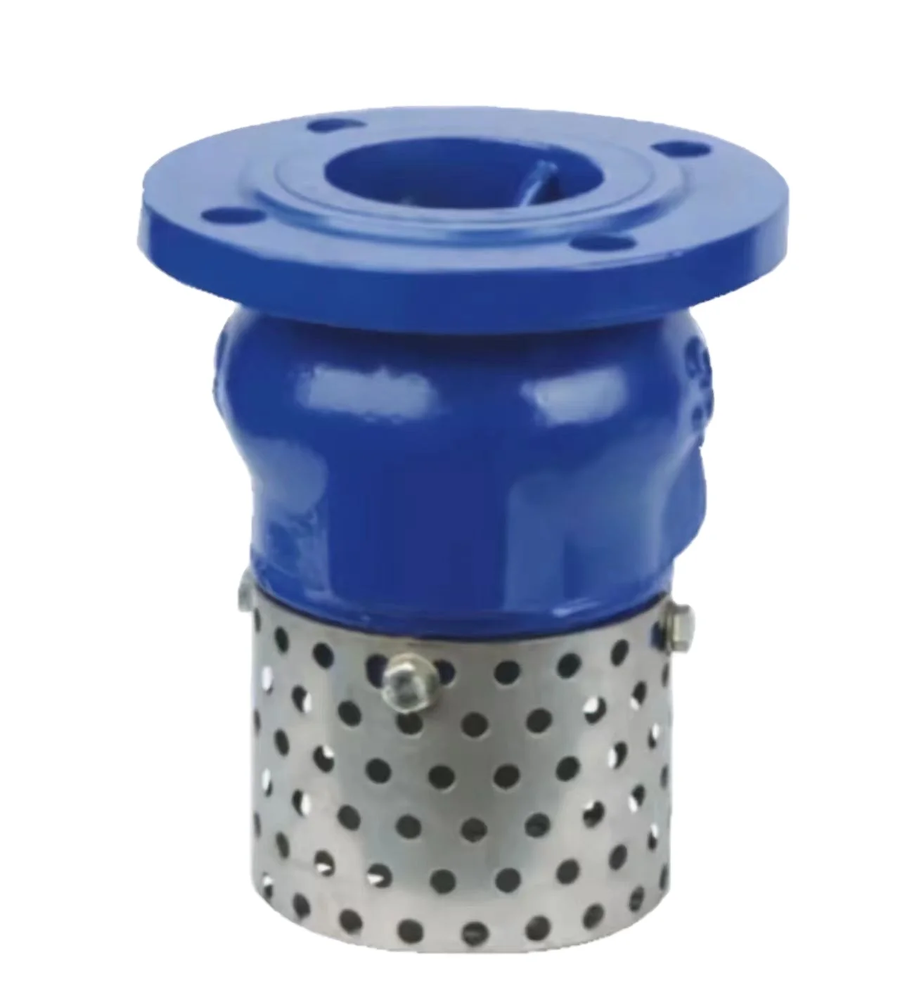 PN10-PN16 Ductile Iron Flanged Foot Valve with filter  Flange connection filter bottom valve