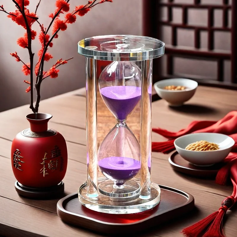 Custom Sand Timer Unique  60 Minutes Hourglass Hour Glass heart shaped hourglass