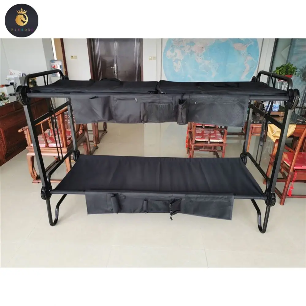 Aluminium Metal Outdoor Camping Hiking Folding Sleeping Cot Camp Bed For Adults Portable Bunk Beds cots