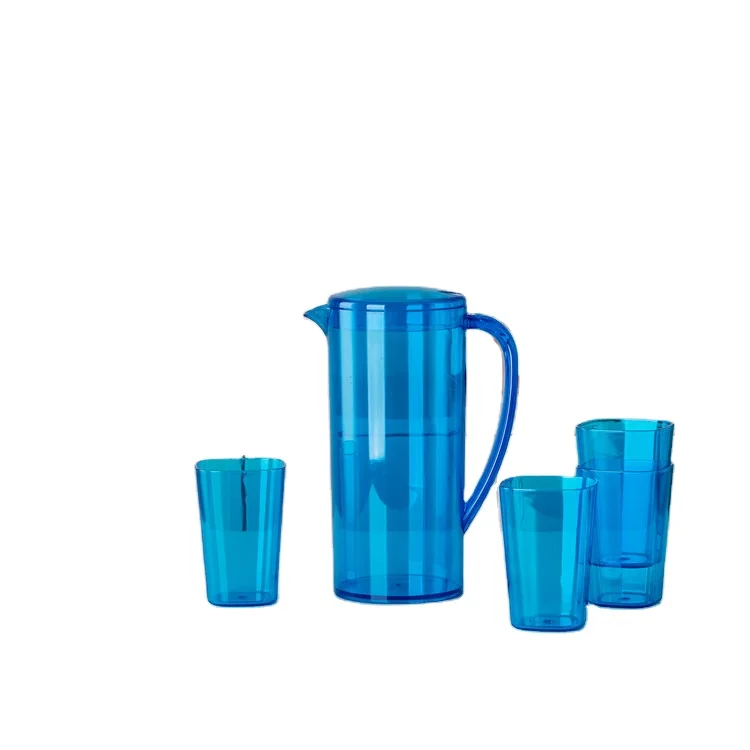 Последние товары для дома посуда для напитков Пластиковые кувшины для воды большой пластиковый кувшин для воды с 4 чашками
