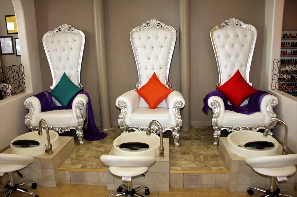 
High back throne beauty nail salon pedicure spa chairs 