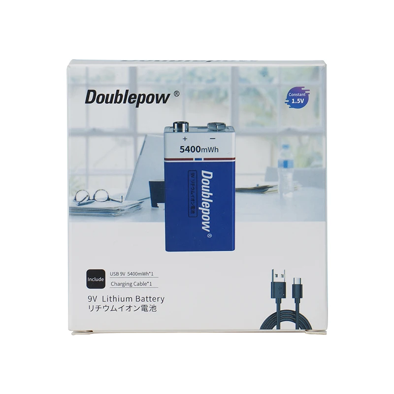 Energizer 9v Batteries 5400mwh 9v Rechargeable Battery Usb C Battery