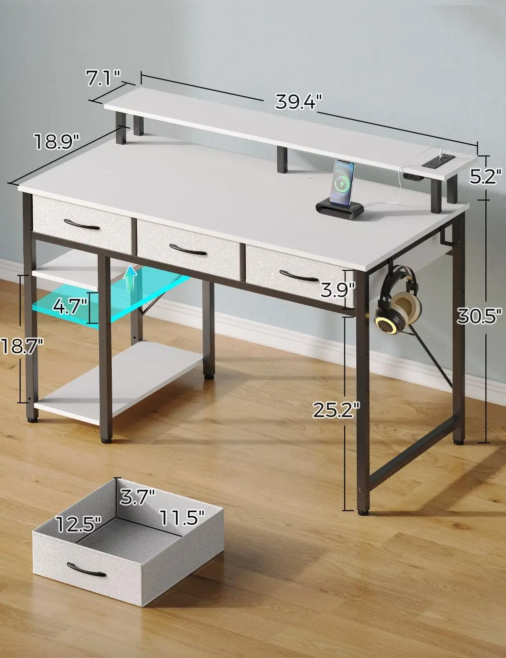 New In 2024 Home Office Furniture Full Set Office Desk Boss Lap Desk Foldable Computer Lifting Bracket