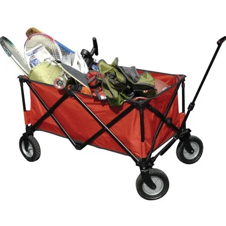 
Metal Frame Folding Outdoor Wagon Cart for Fishing and Camping 