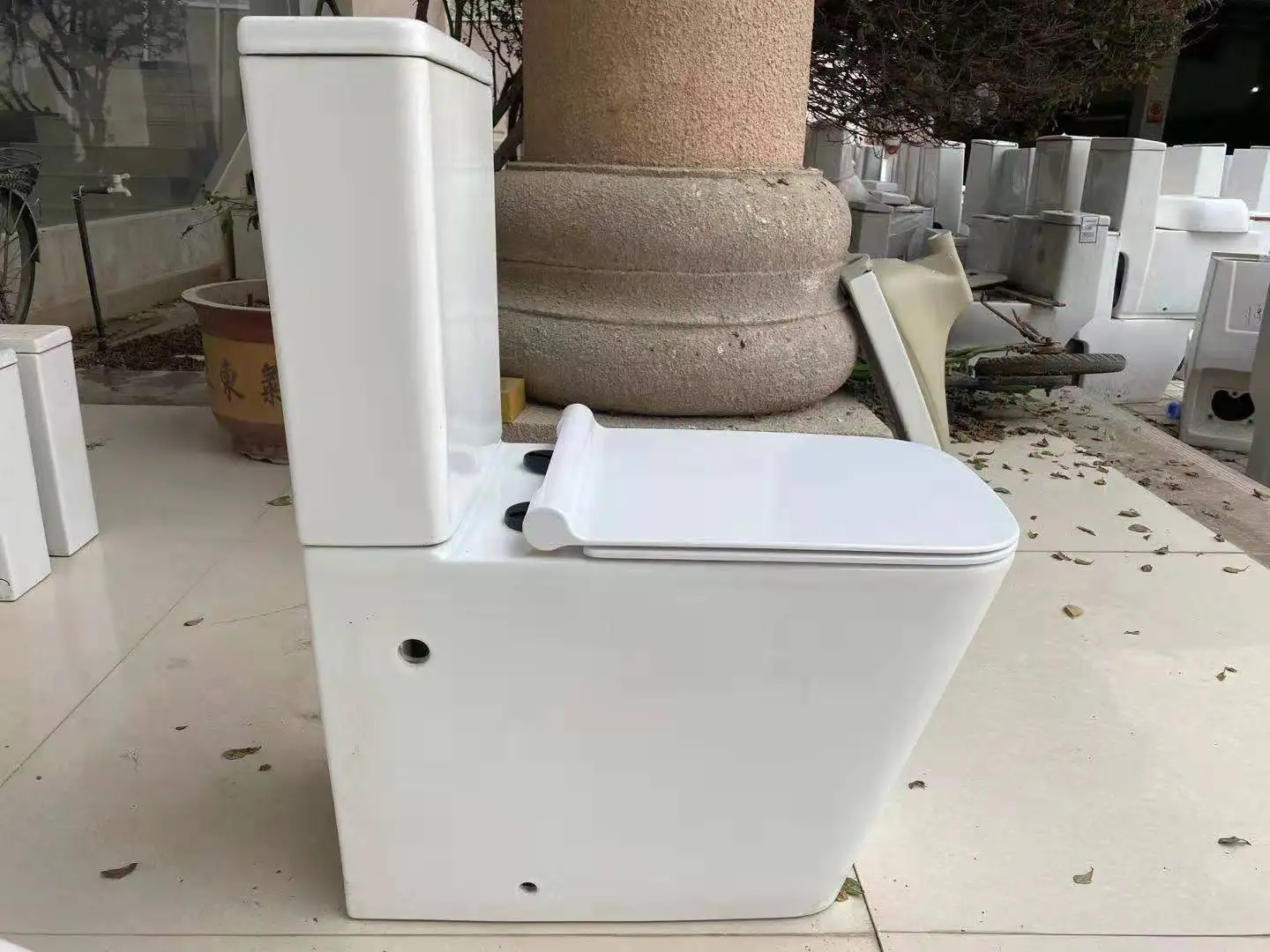 Two Piece Water Closet TOILET FLORENCE CLOSE COUPLED Toilet Bowl Ceramic WC