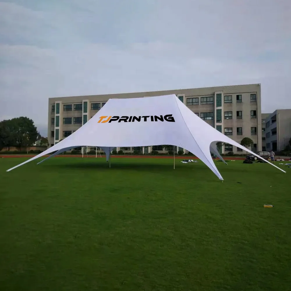 Customized Shades Arch Tent Beautiful Star Shaped Custom Star Tents For Events With Single Double Peaks Spider Tent