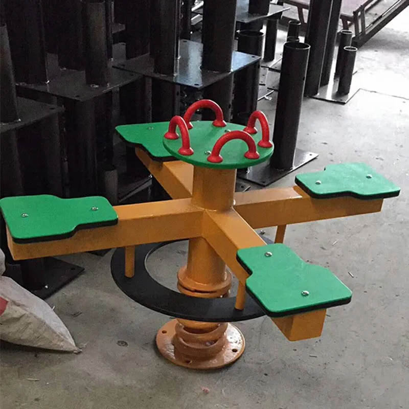 Children outdoor toy outdoor kids spin ride playground 4 kids