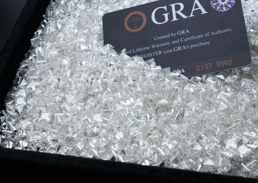 Wholesale Flawless D Color VVS1 Princess Cut Loose Moissanite 3-8mm Square Shape Synthetic Gemstone for Jewelry Making