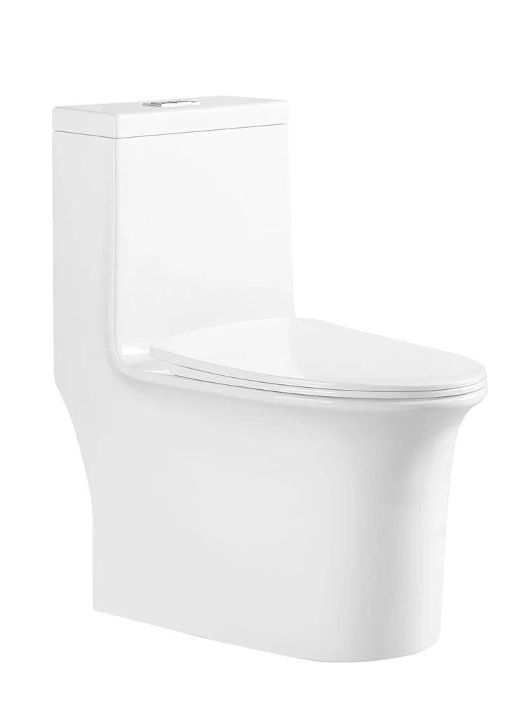 elegance simplicity sanitary ware siphonic one piece ceramic bathroom wc toilet bowl