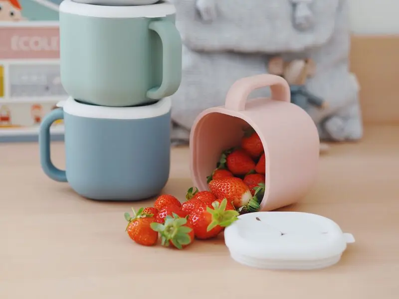 Силиконовые пищевые контейнеры для закусок