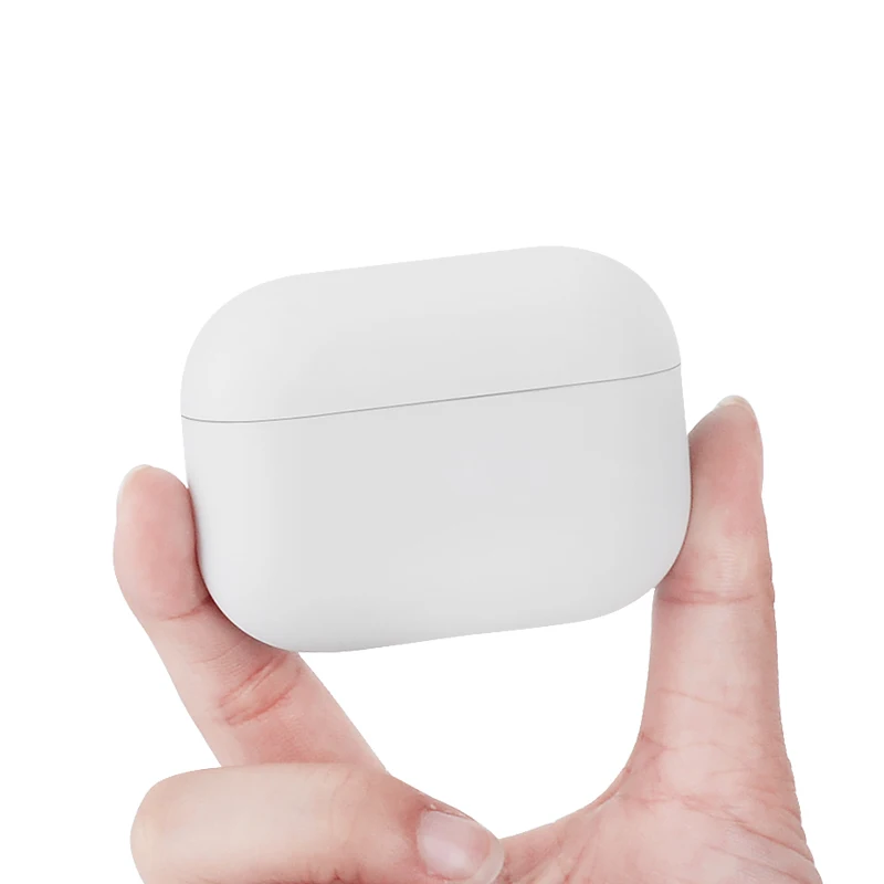 Красивый чехол для наушников белый черный футляр Airpods