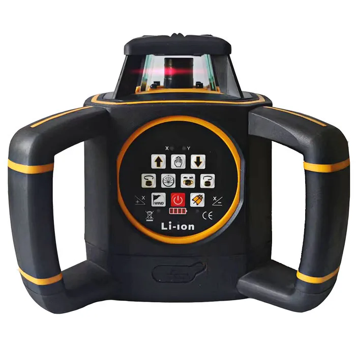 All Rubberized Waterproof Double Handle Level Measuring Instruments Agricultural Decoration Self Leveling Rotary Laser Levels