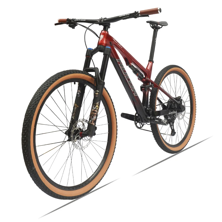 Full Suspension Carbon Fiber Frame Mountain Bike 12 Speed 29 inch SHIMANO M7100 Disc Brake Carbon Soft tail mountain bike