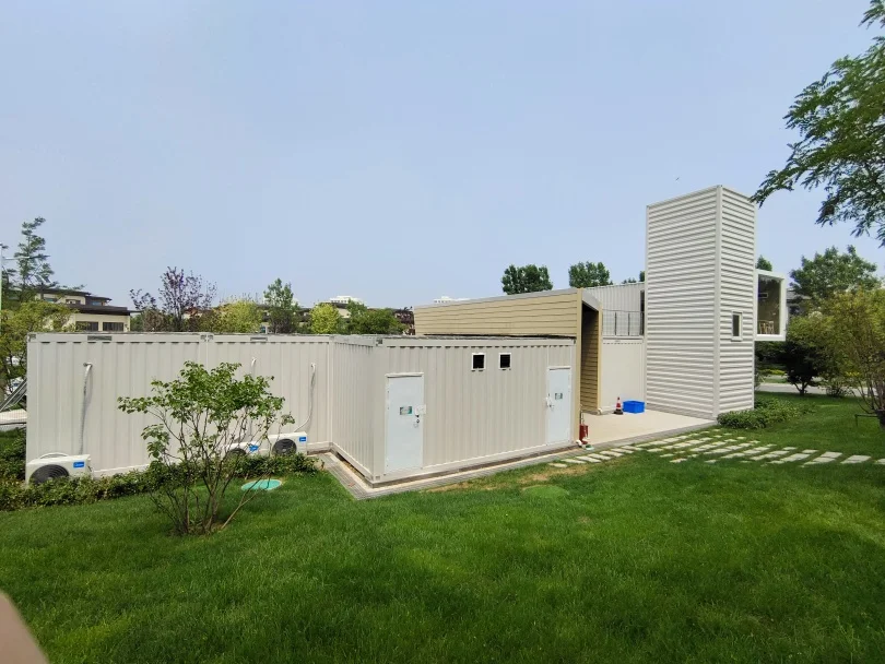 Reception Center Container Room Prefab Home Prefabricated House Modular Building Business ADU Art &Design Structured Project