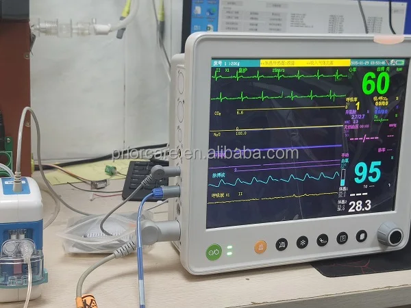Medical Equipment 12 Inch  Vet CA600 Multi Parameter Veterinary Monitor ETCO2 Monitoring