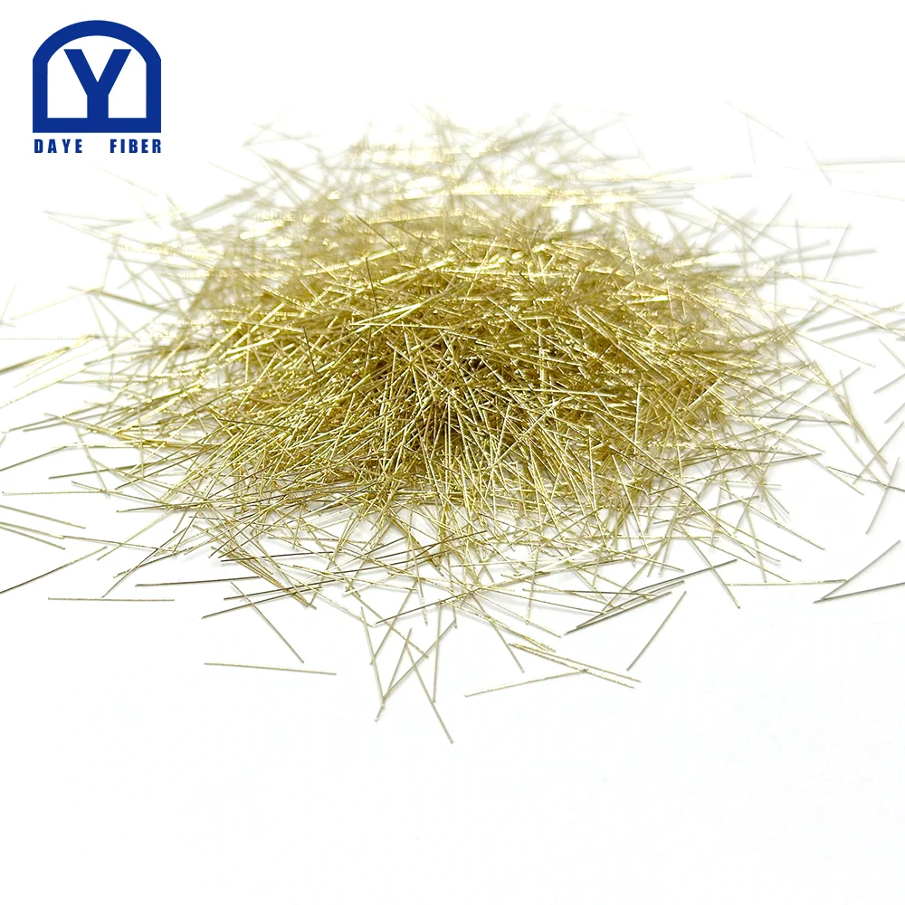 Made In China Round Wire Beton Iron Steel Fibers ECC For Facade Curtain Walls Copper Coated Steel Fiber UHPC