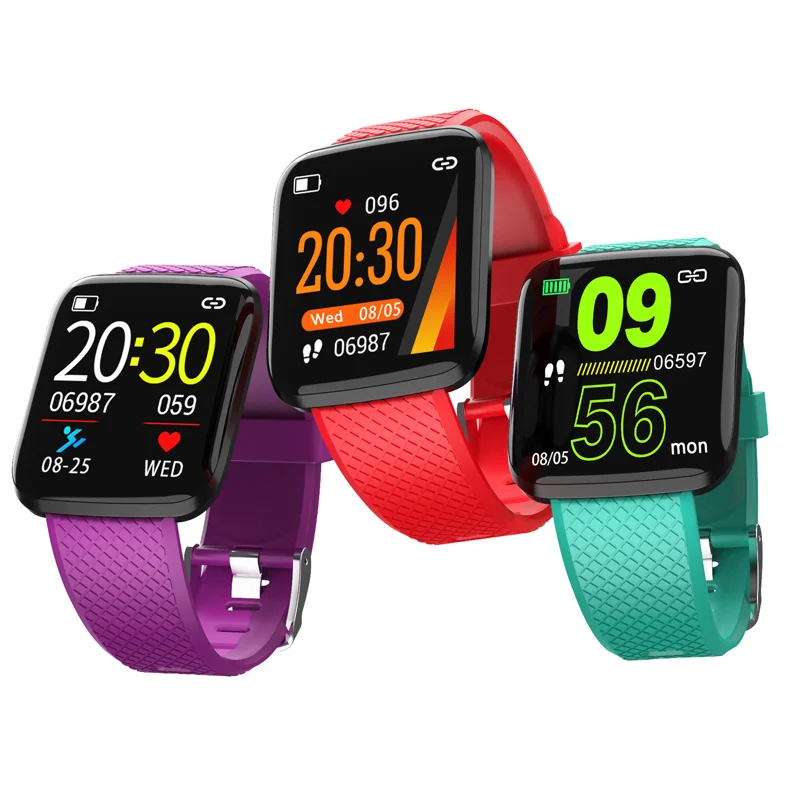 
Cheap Watches Bulk Box Ladies Android Phone Digital Men Wrist Bracelet Health Screen 116 plus Smart Watch 