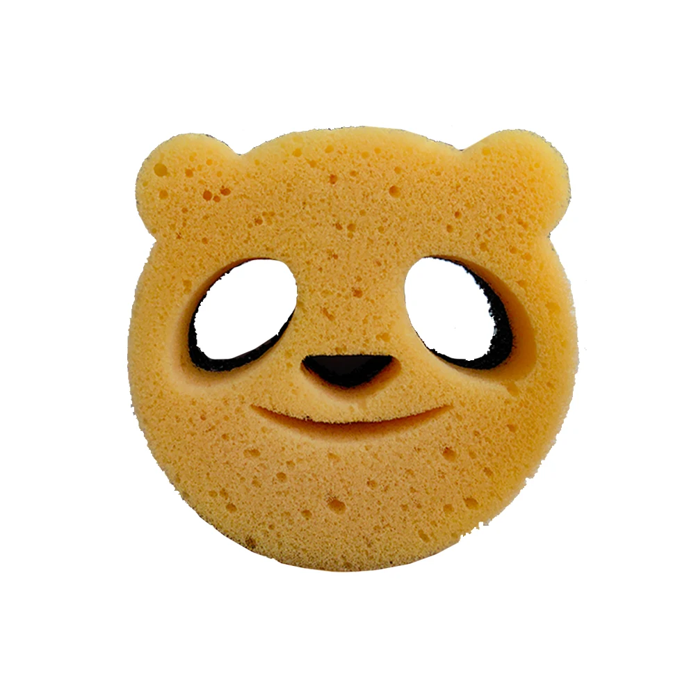 Kitchen Scrubber Dish Washing Sponge Cleaning Happy Smile Face Cleaning Cloth Temperature-Sensitive Sponge