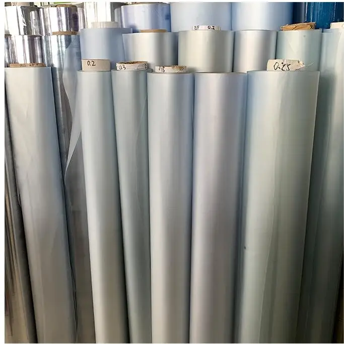 Customized Glossy  Soft Pvc Film Roll waterproof high quality pvc film  for handbags airbags table sheet business card