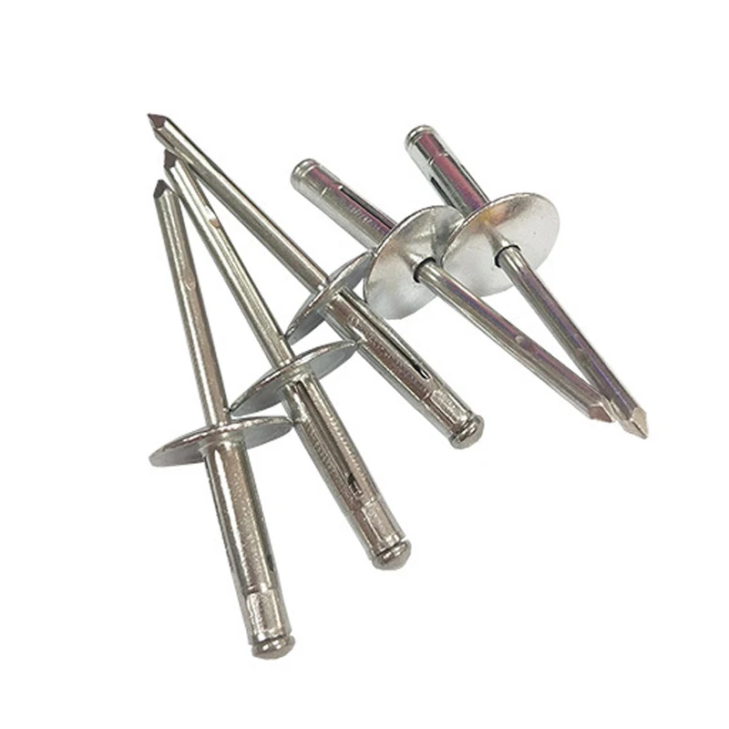 Cheap Price Tri Frim Aluminum Rivets With Black Painted Exploding Blind Rivet Tri-Fold Long Blind Rivet