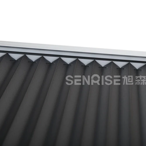 Wholesale Waterproof Fireproof Pleated Mesh Folding Net Polyester Retractable Plisse Insect Window Screen