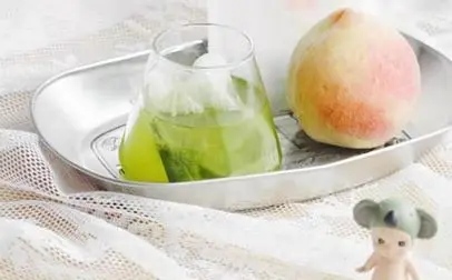 Flavoured natural slim wholesale green tea #PEACH#YUZU#GREEN APPLE#STRAWBERRY#GRAPPE