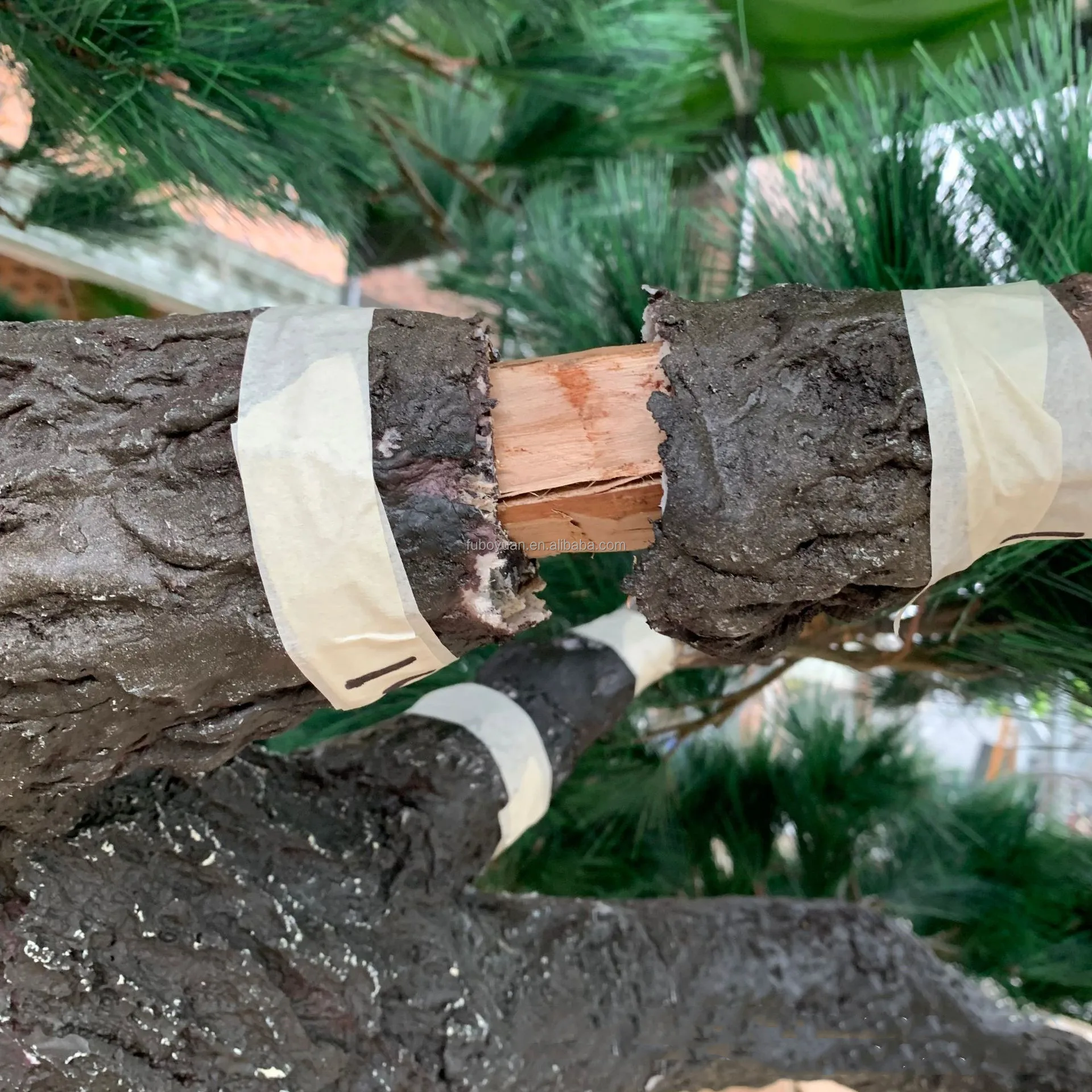 S02626 Home restaurant event decorative trees welcome pine artificial tree simulation podocarpus artificial pine tree for sale