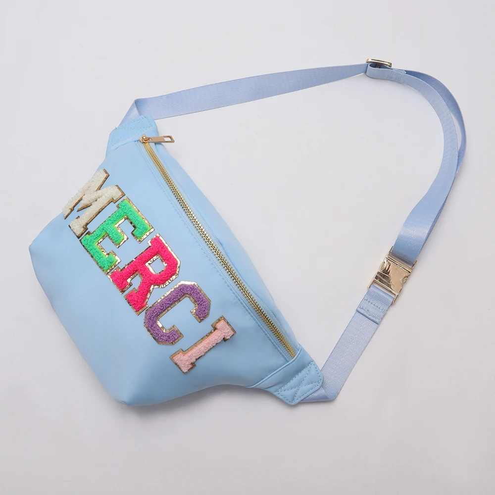 Crossbody Bag Women Fashion Sport Waist Pack Custom Cute Sling Bag Teenager Children Kids Fanny Pack Waterproof Nylon Waist Bag