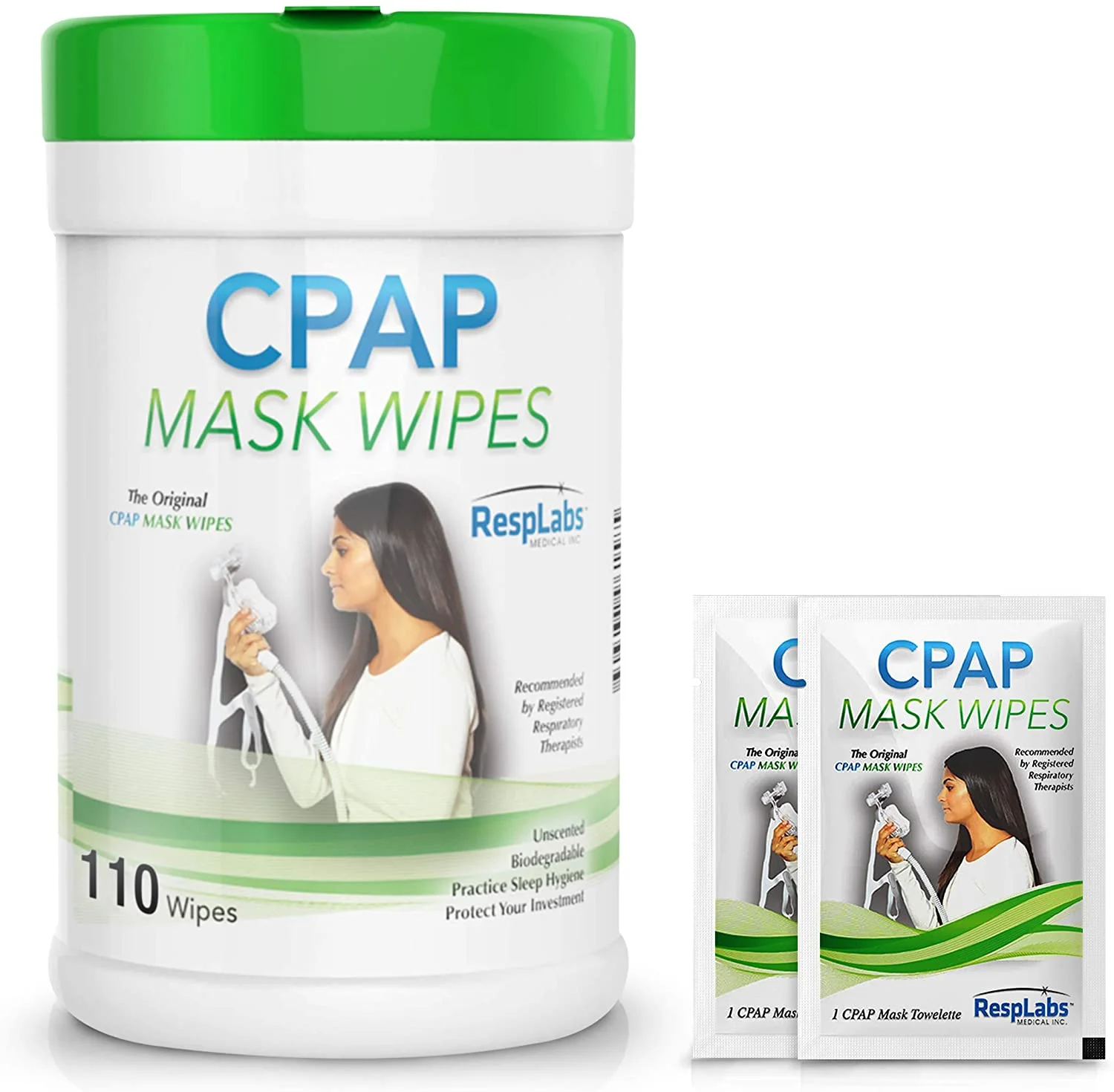 Lookon Private label CPAP mask cleaning wipes in canister