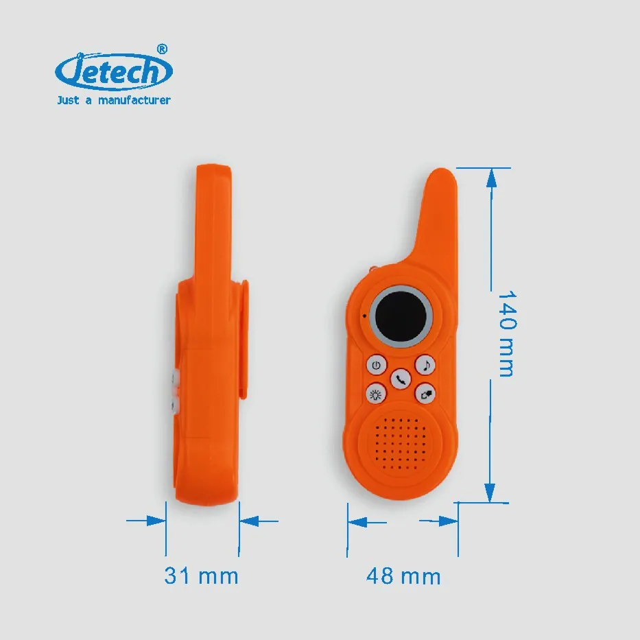 Детская рация с ручкой игрушка двухстороннее радио детская Walky Talky перезаряжаемая большой радиус действия встроенный фонарик