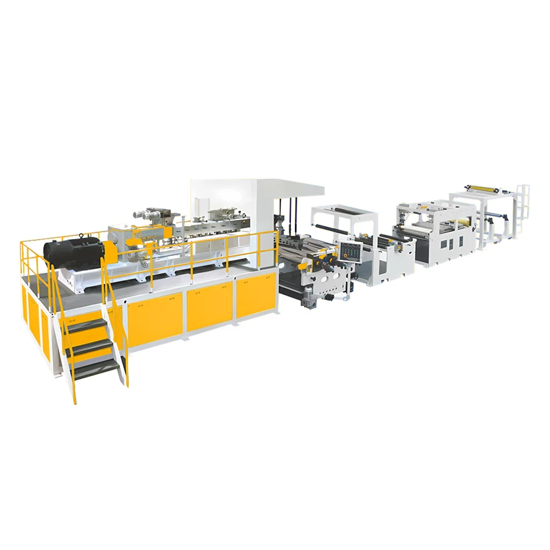Plastic PE ABS PP Sheet Manufacturing Extrusion Production Line Rigid PP Hdpe Sheet Extruder for Board
