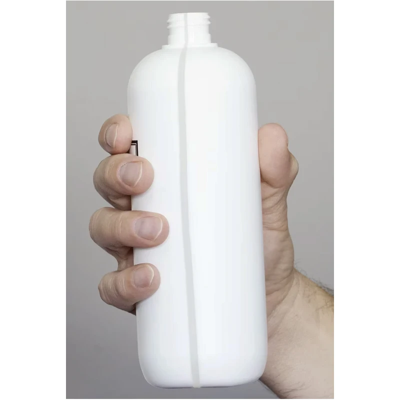Wholesale 16 oz White HDPE Pump Soap Bottle With Side-View Window Polyethylene plastic spray bottles with 28/410 Neck Cap Spray
