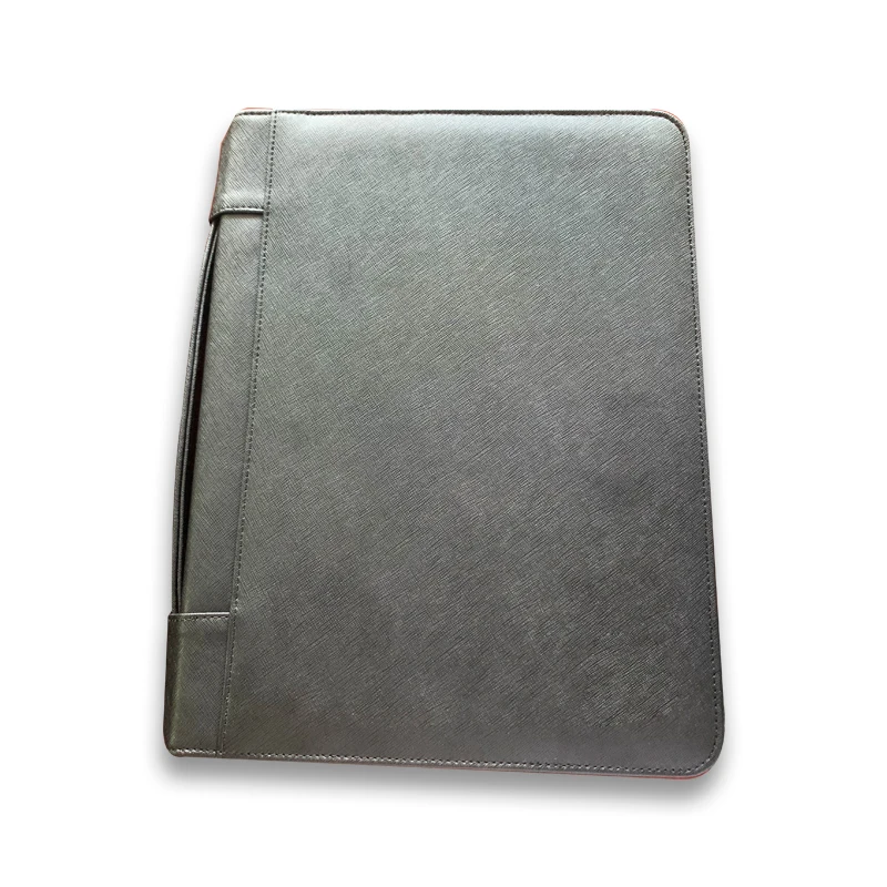 Shocking Design PU Leather Security Briefcase with Integrated 10000mAh Wireless Charger