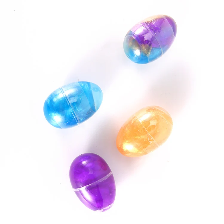 Hot selling crystal slime ball toys supplies creative diy soft clay antistress plasticine slime egg set