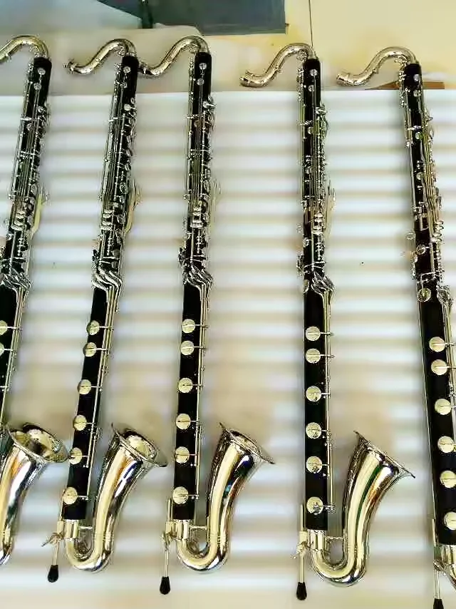 Clarinet factory produces wholesale professional bass Low C clarinet Musical Instruments
