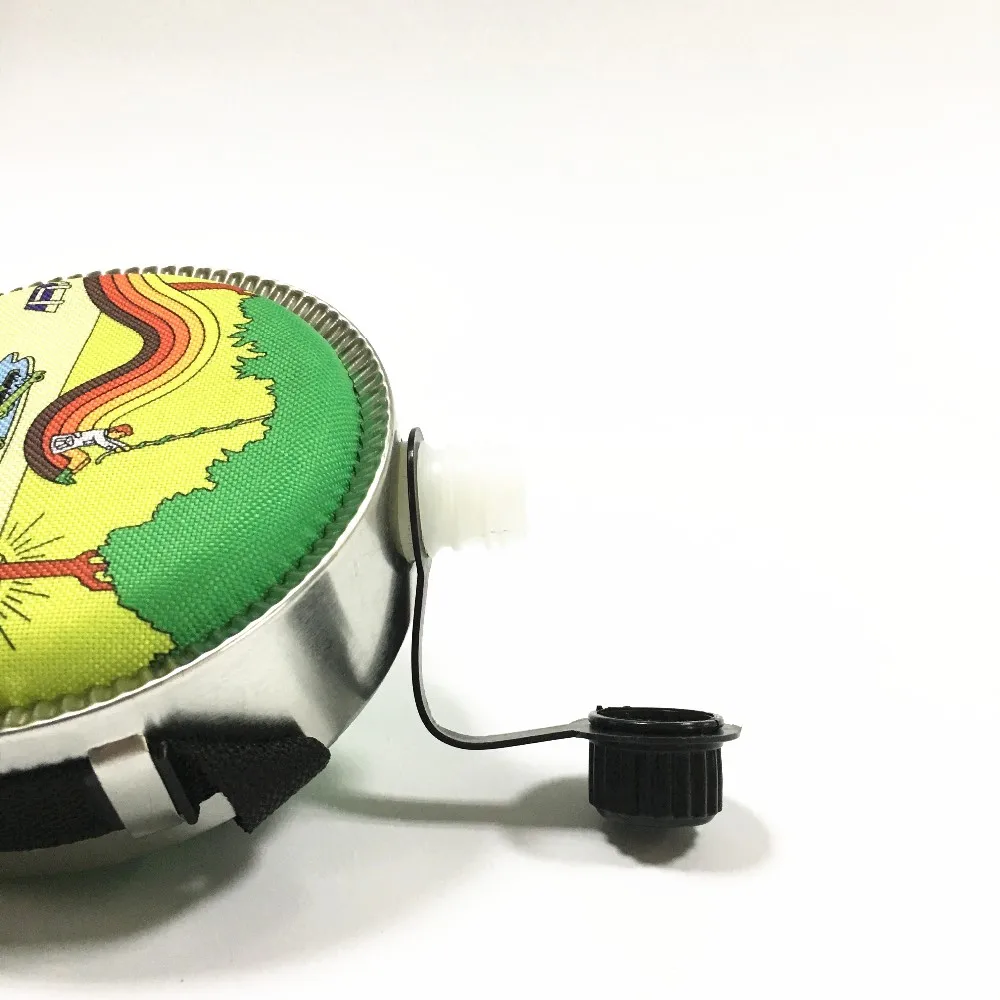 Cheap 700ml custom logo outdoor plastic round water bottle cantten for kid