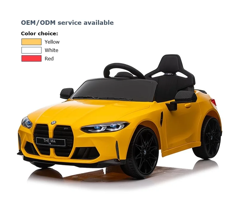 Hot Sale Customized Color Music Player 12v4.5 Kids Electric Ride On Car With 4 Plastic Wheels