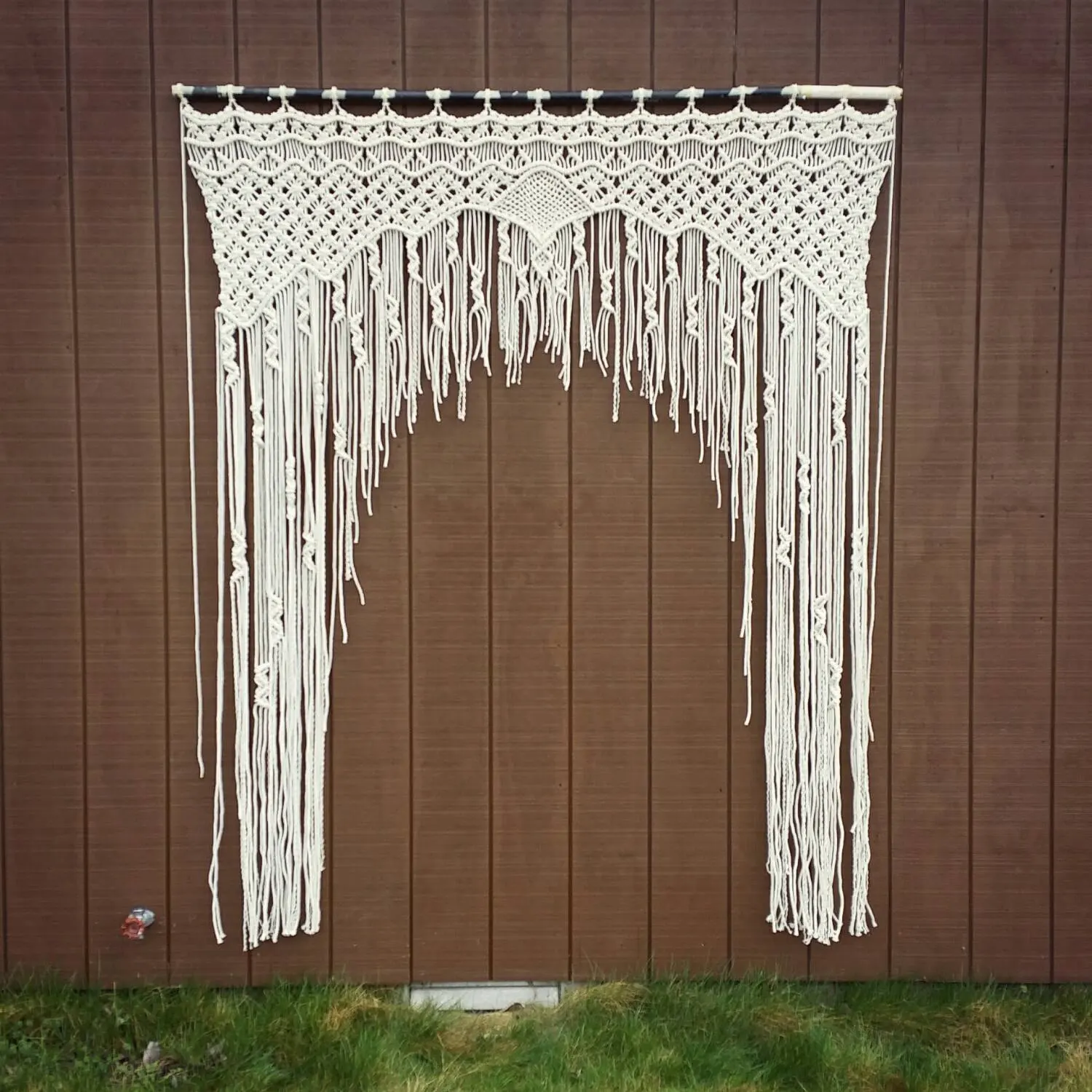 Bohemian Macrame Crochet Curtain Boho Decoration Wall Tapestry Party Accent