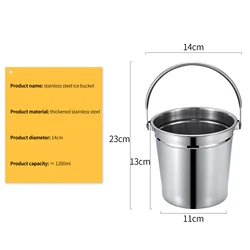 High quality two size cheap sustainable wine set unique custom party beer juice outdoor ice bucket stainless for sale