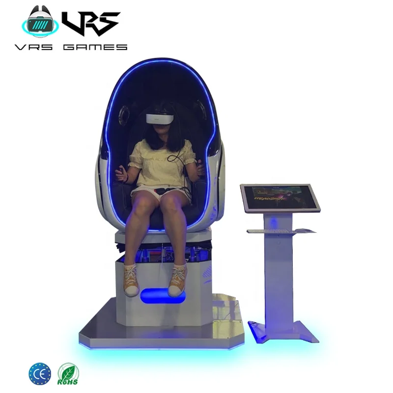 VR Симулятор 9D Виртуальная реальность с 3d виртуальной реальности стеклянный симулятор яйцо стул кинотеатр фильм Аркадный Игровой Автомат